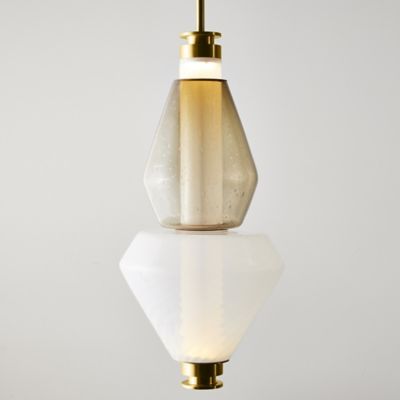 Gabriel Scott LUNA Kaleido Small Pendant Light - Color: Brass - Size: 6 