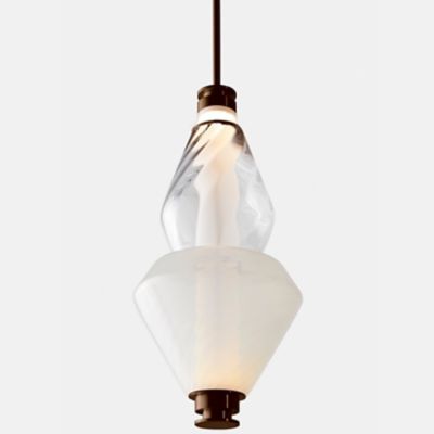 Gabriel Scott LUNA Kaleido Small Pendant Light - Color: Bronze - Size: 6 