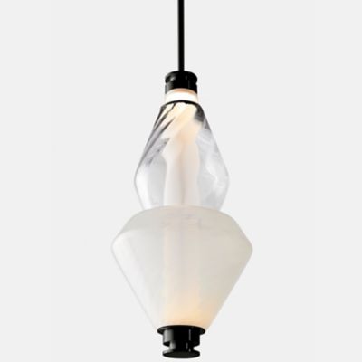 Gabriel Scott LUNA Kaleido Small Pendant Light - Color: Black - Size: 6 