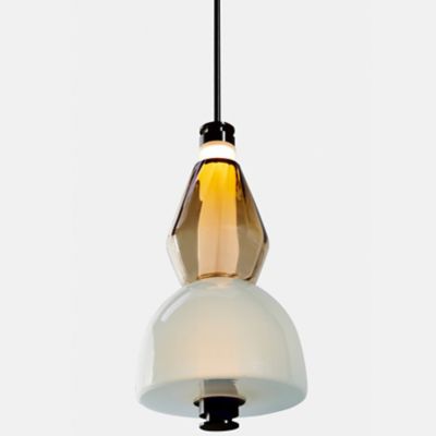 Gabriel Scott LUNA Kaleido Small Pendant Light - Color: Black - Size: 6 