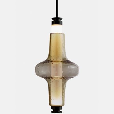 Gabriel Scott LUNA Kaleido Small Pendant Light - Color: Black - Size: 6 