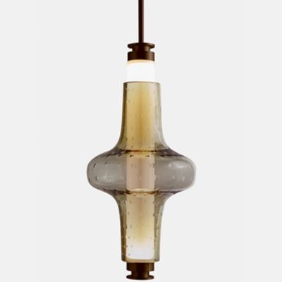 Gabriel Scott LUNA Kaleido Small Pendant Light - Color: Bronze - Size: 6 