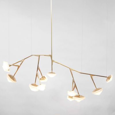 Gabriel Scott Myriad Chandelier - Color: Brass - Size: 6  - MYR-CHN-12-B