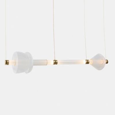 Gabriel Scott Luna Kaleido XL Chandelier - Color: Brass - Size: 6  - LNA