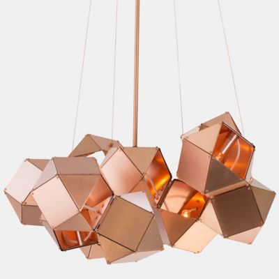 Gabriel Scott Welles Central Chandelier - Color: Copper - Size: 6  - WLS