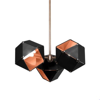 ABR1701460 Gabriel Scott Welles 3 Spoke Pendant Light - Color sku ABR1701460