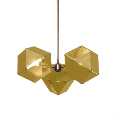 ABR1701447 Gabriel Scott Welles 3 Spoke Pendant Light - Color sku ABR1701447