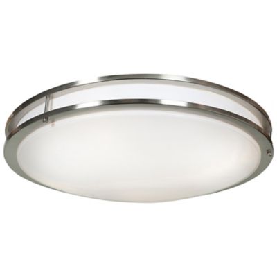 Access Lighting Solero Dimmable LED Flushmount Light - Color: Silver - Siz