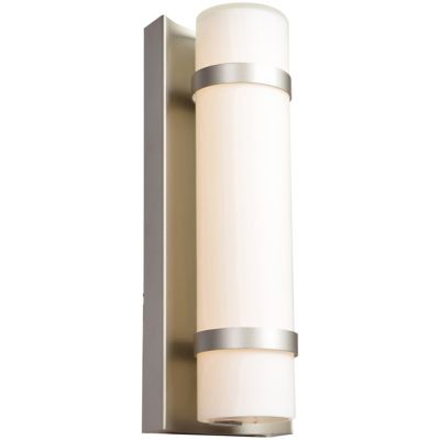 Access Lighting Cilindro LED Outdoor Wall Mount - Color: Silver - Size: 12