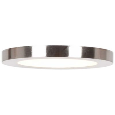 Access Lighting Disc LED Round Flushmount Light - Color: Silver - Size: Med