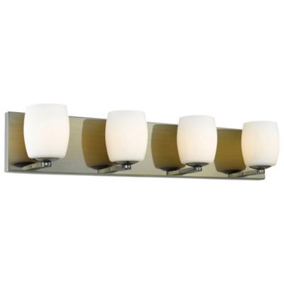 Access Lighting Serenity Vanity Light - Color: Gold - Size: 4 light - 62563