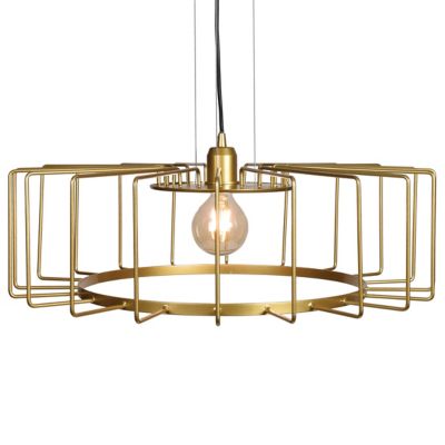 Wired Horizontal Cage LED Pendant