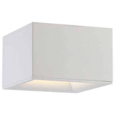 Access Lighting Bloc LED Flushmount Light - Color: White - Size: 1 light - 