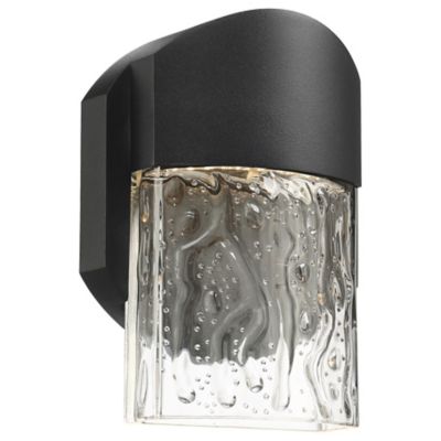 Access Lighting Mist LED Outdoor Wall Sconce - Color: Black - Size: Large -