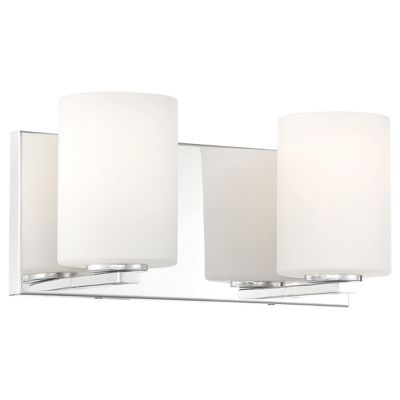 Access Lighting Oslo Vanity Light - Color: Silver - Size: 2 light - 62581LE