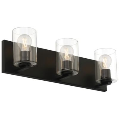 Access Lighting Oslo Vanity Light - Color: Black - Size: 3 light - 62582LED