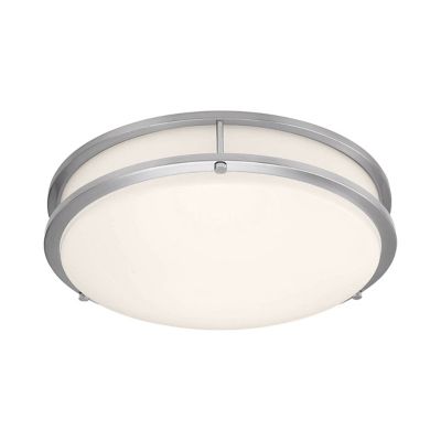 Access Lighting Solero II LED Flushmount Light - Color: Silver - Size: 12