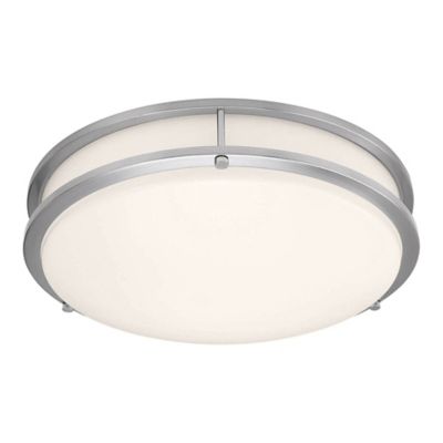 Access Lighting Solero II LED Flushmount Light - Color: Silver - Size: 14