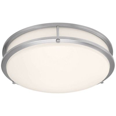 Access Lighting Solero II LED Flushmount Light - Color: Silver - Size: 19