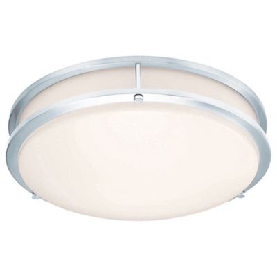 Access Lighting Solero II LED Flushmount Light - Color: Silver - Size: 12