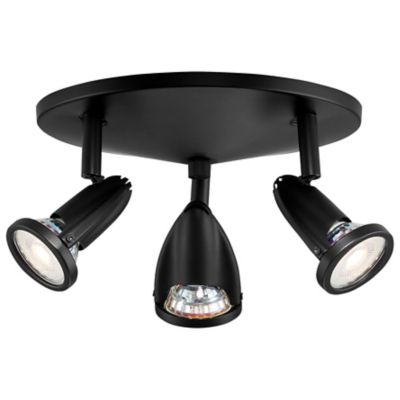 Access Lighting Cobra Spotlight Flushmount Light - Color: Black - Size: 3 l