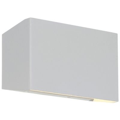 Access Lighting Amora LED Outdoor Wide Wall Sconce - Color: Silver - Size: 