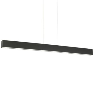 Access Lighting Form LED Linear Chandelier - Color: Black - Size: 1 light -