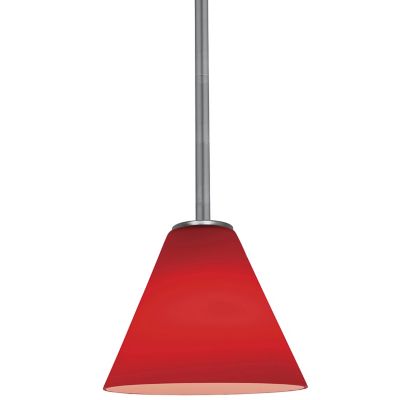 Access Lighting Martini Mini Pendant Light - Color: Red - 28004-1R-BS/RED