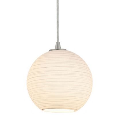 Access Lighting Japanese Lantern Pendant Light - Color: White - Size: Small