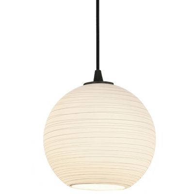 Access Lighting Japanese Lantern Pendant Light - Color: White - Size: Small