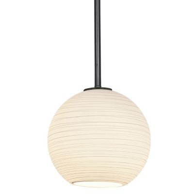 Access Lighting Japanese Lantern Pendant Light - Color: White - Size: Small