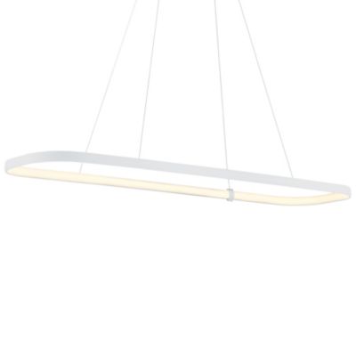 Access Lighting Ravello LED Rectangular Pendant Light in White