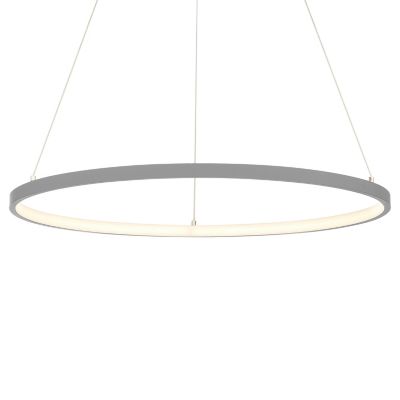 Access Lighting Anello LED Round Pendant Light - Color: Grey - Size: Medium