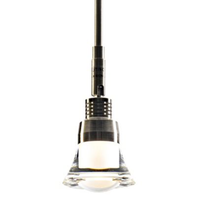 Access Lighting Optix LED Mini Pendant Light - Color: Silver - Size: 1 ligh