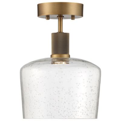 Access Lighting Port Nine Chardonnay Semi-Flushmount Light in Clear