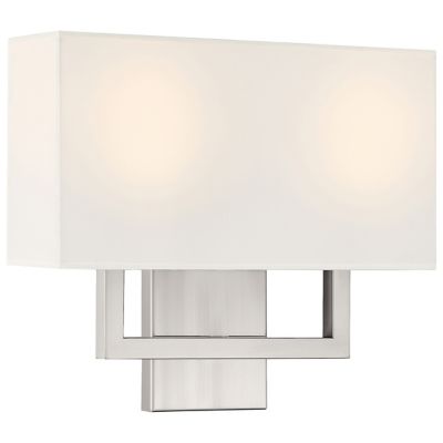 Access Lighting Mid Town 2-Light Wall Sconce - Color: White - Size: 2 light