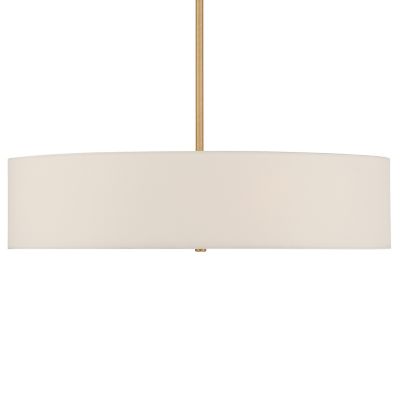 Access Lighting Mid Town Round Pendant Light / Semi-Flushmount - Color: Whi