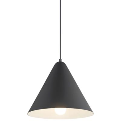 Access Lighting Ford Pendant Light - Color: Black - Size: Medium - 23781LED