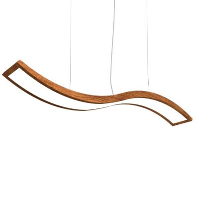 Accord Lighting Wave LED Linear Chandelier in Brown