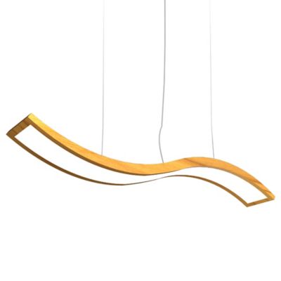 Accord Lighting Wave LED Linear Chandelier in Brown