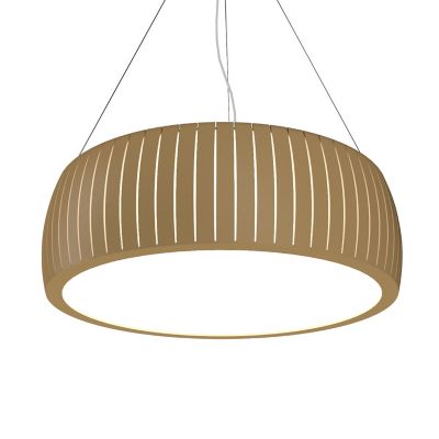 Accord Lighting Barrel Drum Pendant Light - Color: Gold - Size: 23 In - 111