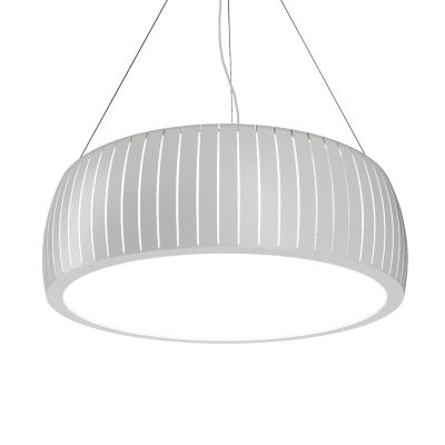 Accord Lighting Barrel Drum Pendant Light - Color: Grey - Size: 23 In - 111