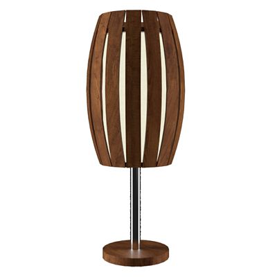 Accord Lighting Barrel Table Lamp - Color: Brown - Size: 1 light - 7011.06