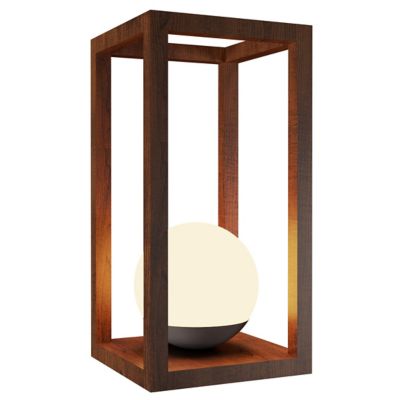 Accord Lighting Cubic Table Lamp in Black, Size: Medium