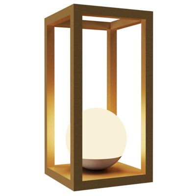 Accord Lighting Cubic Table Lamp in Gold, Size: Medium