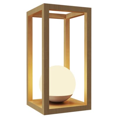 Accord Lighting Cubic Table Lamp in Orange, Size: Medium