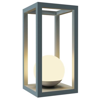 Accord Lighting Cubic Table Lamp in Blue, Size: Medium