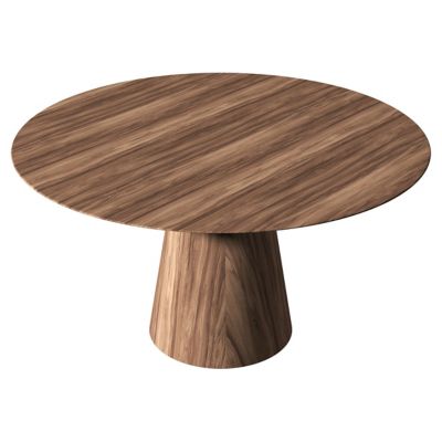 Accord Lighting Conic Dining Table in Brown, Size: 55