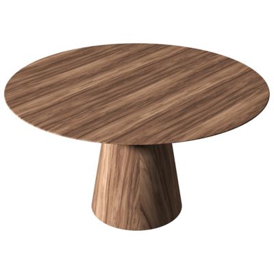 Accord Lighting Conic Dining Table in Brown, Size: 39