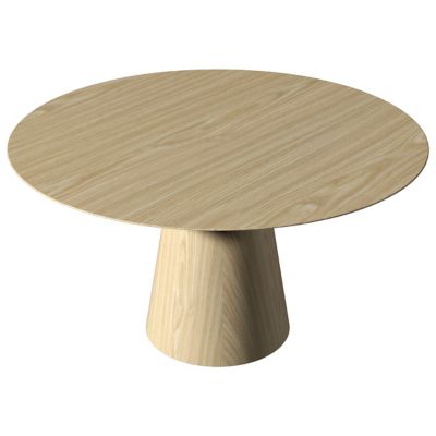 Accord Lighting Conic Dining Table in Beige, Size: 39